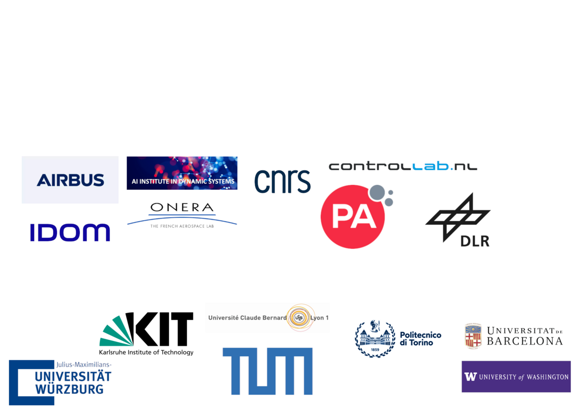 ModConFlex partner's logos (all partners who are not primary hosts of ModConFlex researchers)